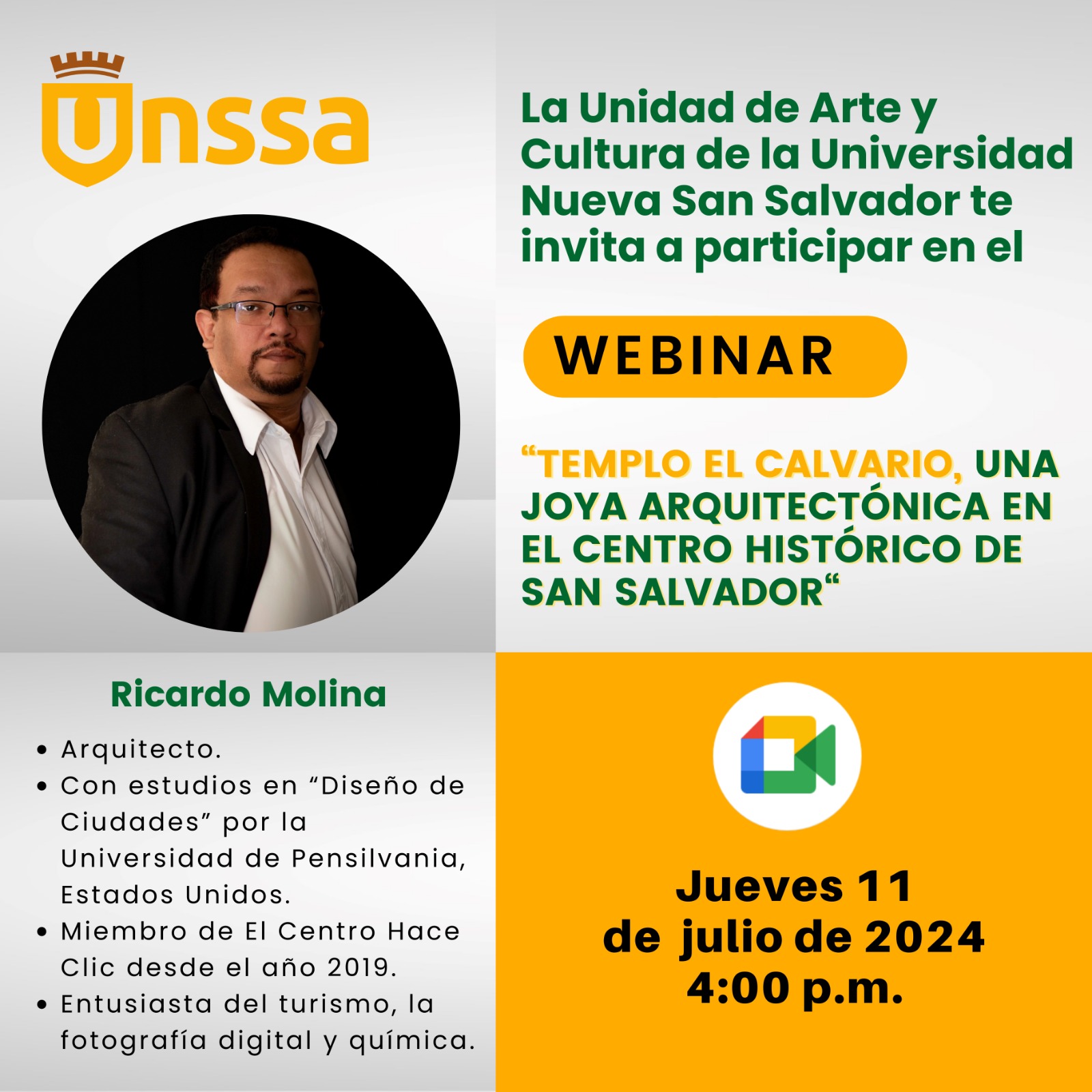 Webinar Templo El Calvario