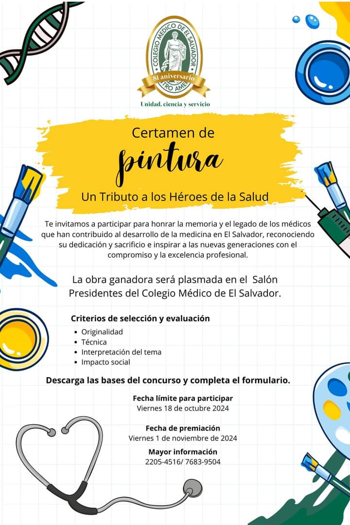 Certamen de pintura: "Un tributo a los héroes de la salud"
