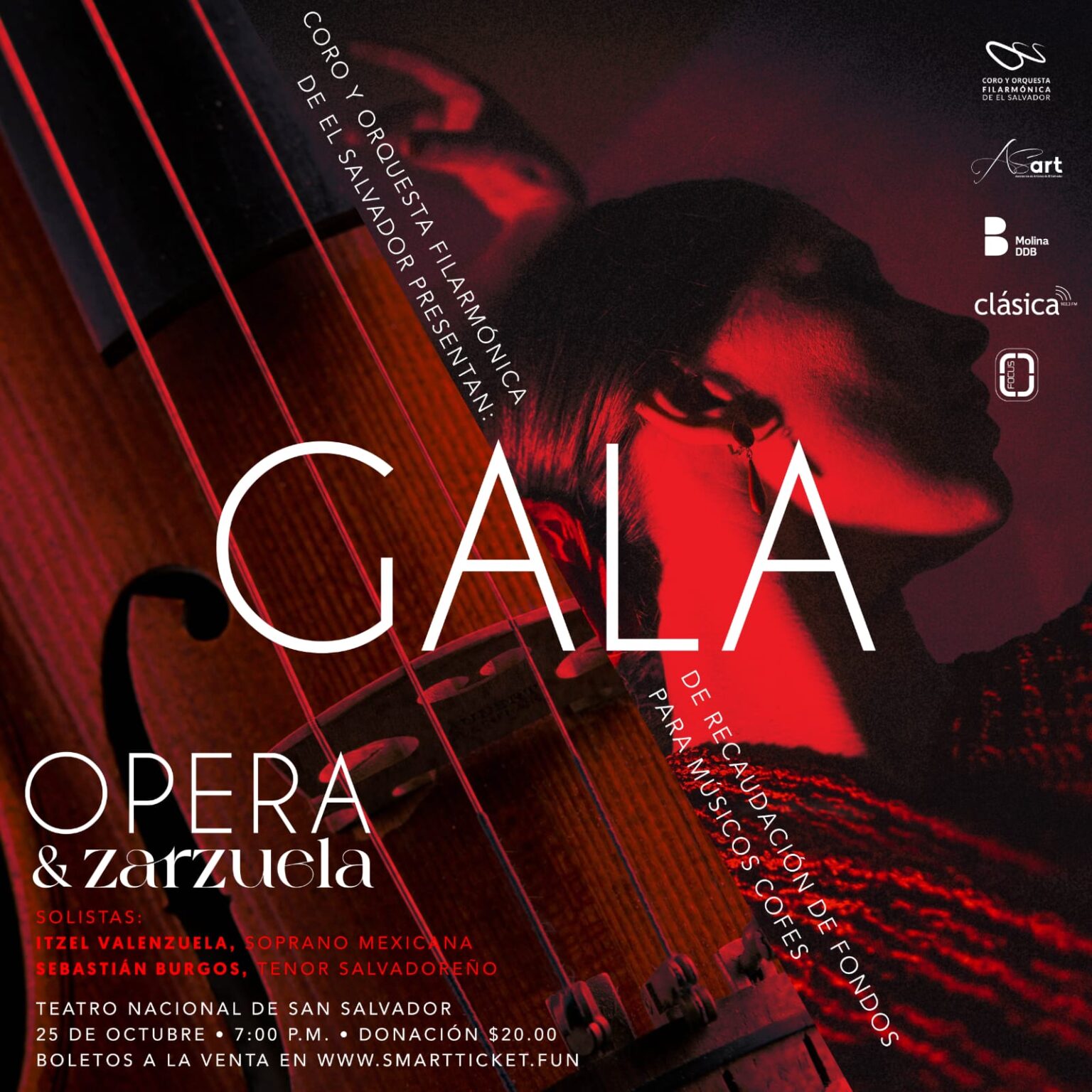 Gala de Ópera y Zarzuela Radio Clasica El Salvador 103.3 FM