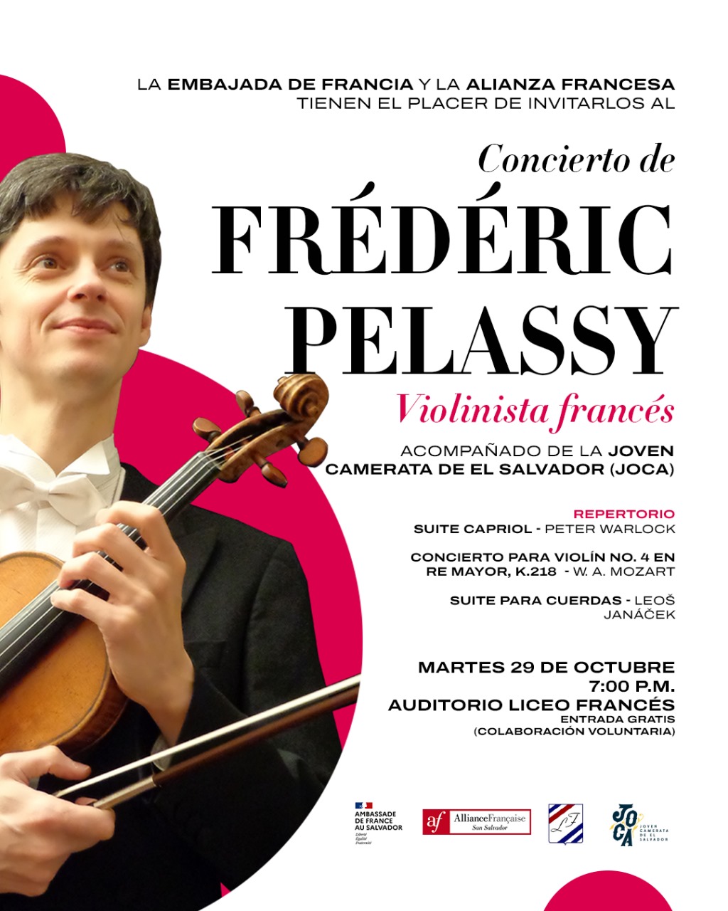 Concierto Frédéric Pelassy