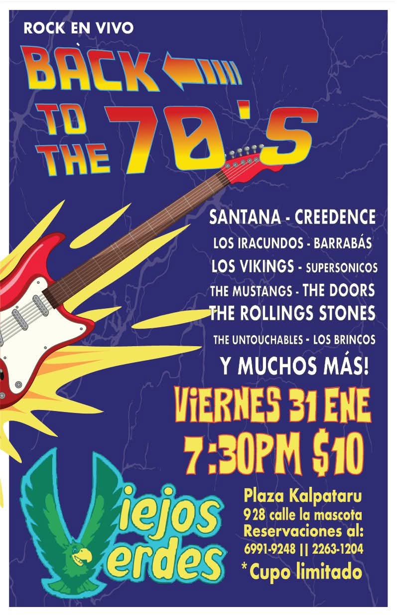 Concierto "Back to the 70's"