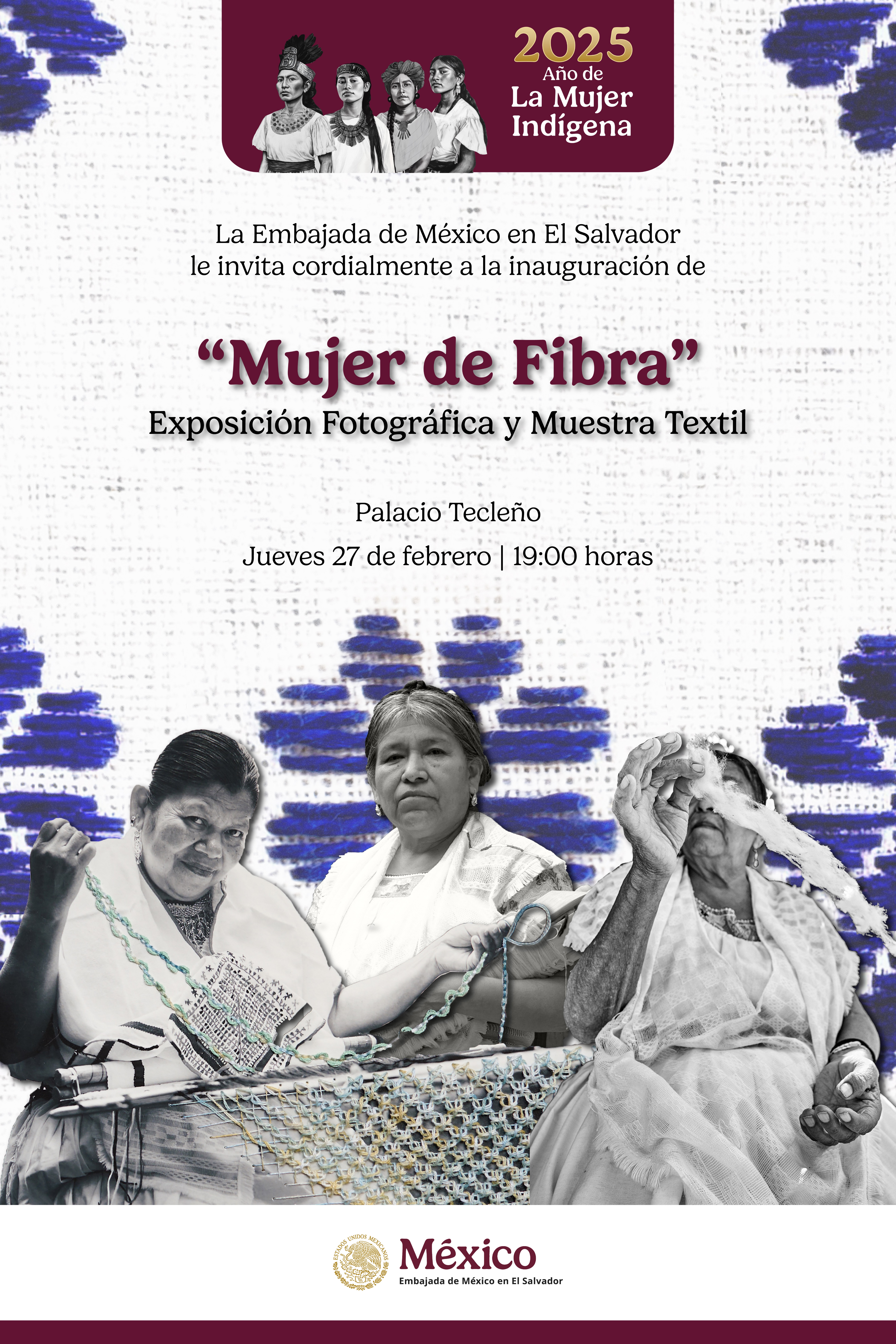 "Mujer de fibra" en el Palacio Tecleño