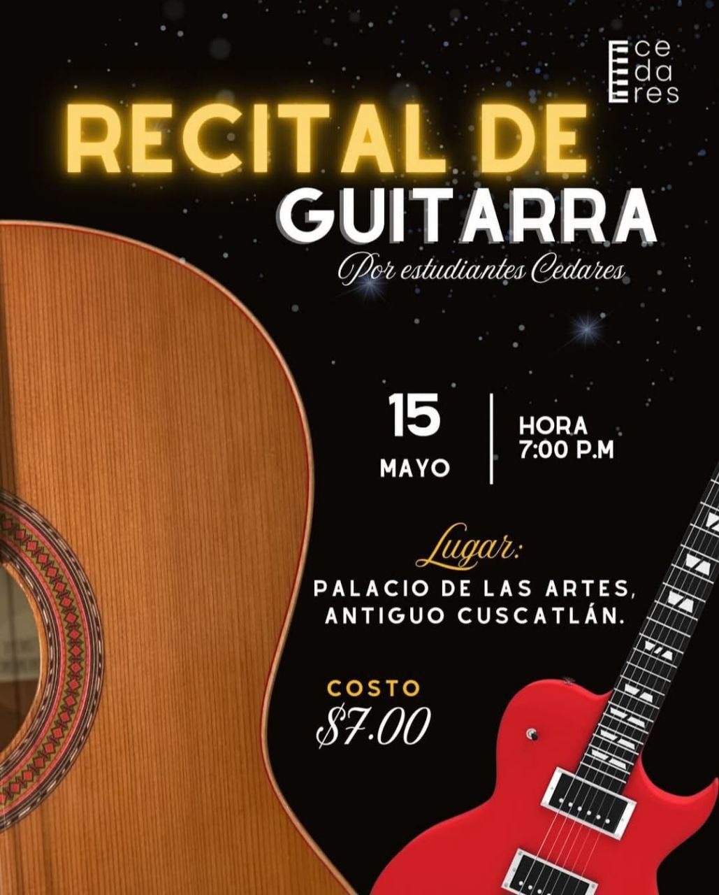 Recital de guitarra CEDARES
